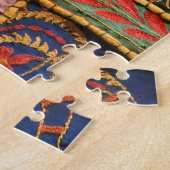 Indiase Patchwork: Hampi Market Cloth. Legpuzzel (Zijkant)
