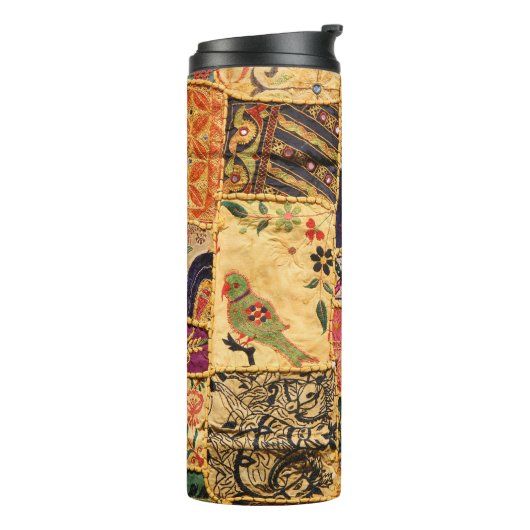 Indiase Patchwork: Hampi Market Cloth. Thermosbeker (Gedraaid links)