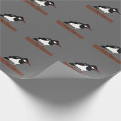 Indiase Pied Mina Vogelkunst Cadeaupapier (Hoek)