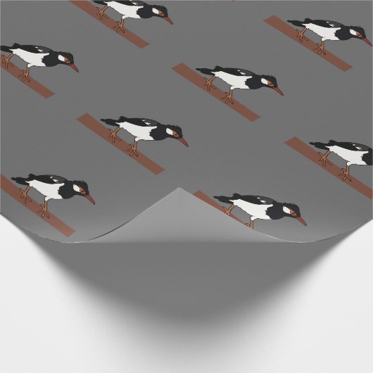 Indiase Pied Mina Vogelkunst Cadeaupapier (Hoek)