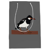 Indiase Pied Mina Vogelkunst Medium Cadeauzakje (Voorkant)