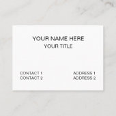 Indiase Pied Mina Vogelkunst Visitekaartje (Achterkant)