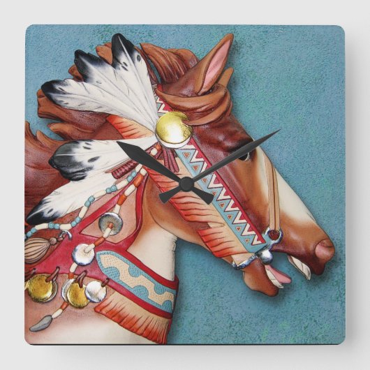 Indiase Pony klok (Voorkant)