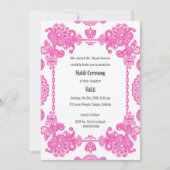 Indiase pre bruiloft Haldi ceremonie Kaart (Voorkant)