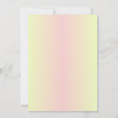 Indiase Pre bruiloft Sangeet ceremonie Kaart (Achterkant)