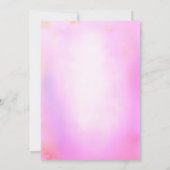 Indiase pre-bruiloft Sangeet Ceremony Pauw Bloemen Kaart (Achterkant)