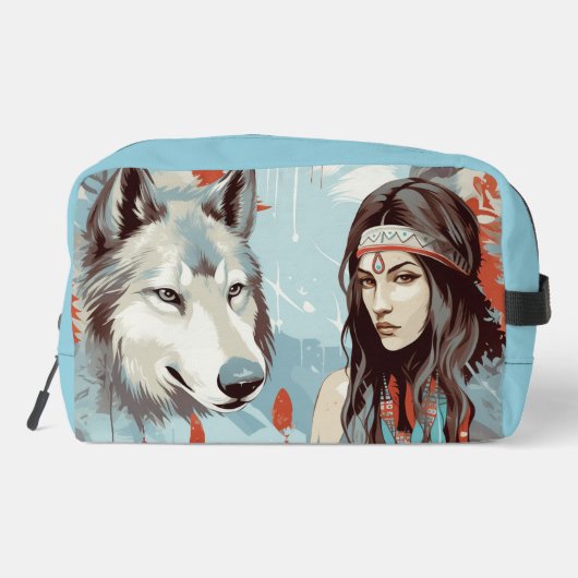 Indiase Prinses, Wolf Toilettas  Toilettasje (Achterkant)
