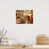 Indiase Rajasthan Village Art Poster (Keuken)