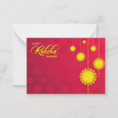 Indiase Rakhi-kaarten Notitiekaartje (Voorkant)