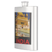 Indiase reisposter Indiase vintage kunst Flacon (Links)