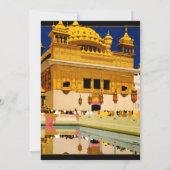 Indiase reisposter Indiase vintage kunst Kaart (Achterkant)