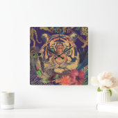 -Indiase reizen Vierkante Klok (Huis)