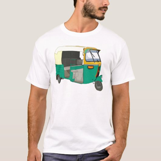 Indiase riksja t-shirt (Voorkant)