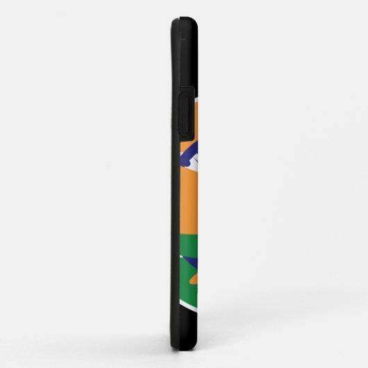 Indiase rivierdolfijn Indische nationale dierenvla Case-Mate iPhone Case (Achterkant/rechts)