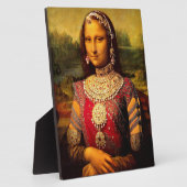 Indiase Royal Monalisa - Tafelplaat met Ezel Fotoplaat (Zijkant)