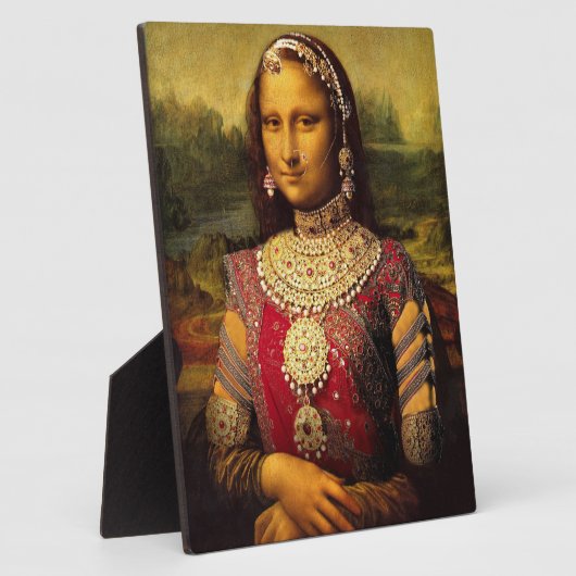Indiase Royal Monalisa - Tafelplaat met Ezel Fotoplaat (Zijkant)