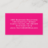 Indiase roze Visitekaartjes van Paisley (Achterkant)