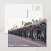 Indiase sieraden op de Plaza, Santa Fe, NM Briefkaart (Voorkant / Achterkant)