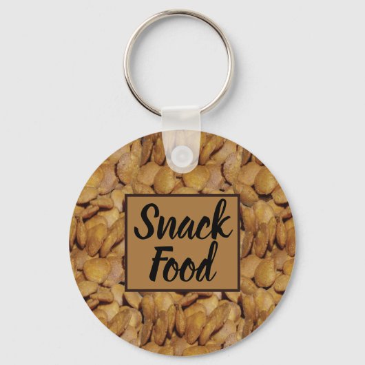 Indiase Snack Rijst Fritters Snack Food Sleutelhanger (Voorkant)