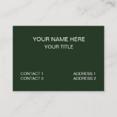 Indiase snacks bhelpuri snack voedsel patroon visitekaartje (Achterkant)