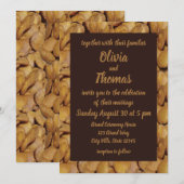 Indiase Snacks Rijst Krokante Snacks Bruiloft Kaart (Voorkant / Achterkant)