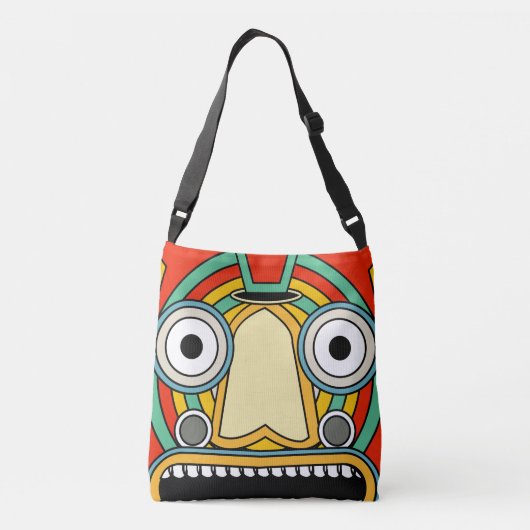 indiase stam crossbody tas (Achterkant)