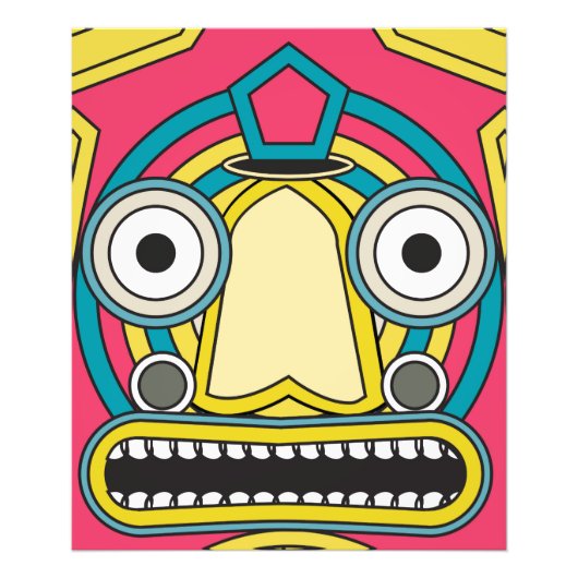 Indiase stam foto afdruk (Voorkant)