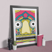 Indiase stam foto afdruk