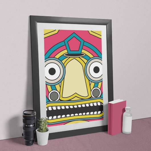 Indiase stam foto afdruk