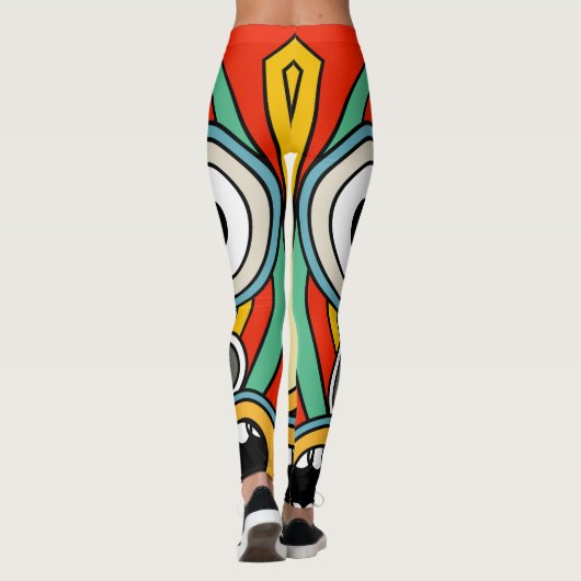 Indiase stam leggings (Achterkant)