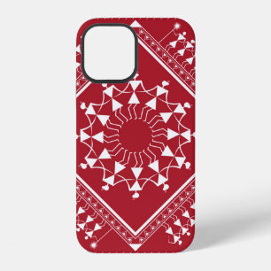 Indiase stam-schilderkunst. Warli-schilderkunst ku iPhone 12 Hoesje