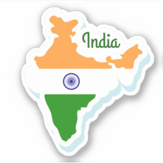 Indiase Sticker voor reisVinyl