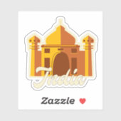 Indiase Sticker voor reisVinyl (Vel)