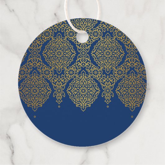 Indiase stijl meisjes verjaardagsfeestje dank u gu bedankjes labels (Achterkant)