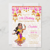indiase stijl verjaardagsfeestje schattig indiase  kaart (Voorkant)