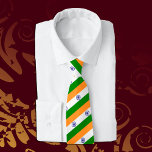 Indiase Stropdassen, mode Indische vlag, bedrijf Stropdas<br><div class="desc">Stropdas: Patriottische Indiase vlag mode en Indiase zakenontwerp - liefde voor mijn land,  kantoor,  reizen,  nationale patriotten / sportfan</div>
