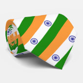 Indiase Stropdassen, mode Indische vlag, bedrijf Stropdas (Opgerold)