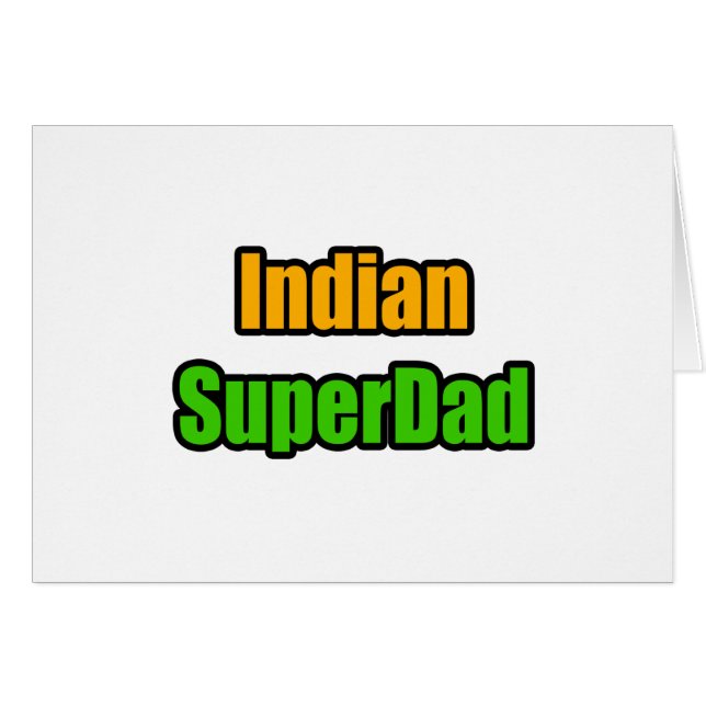 Indiase SuperDad (Voorkant Horizontaal)