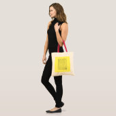 Indiase Symbolen Canvas tas (Voorkant (model))