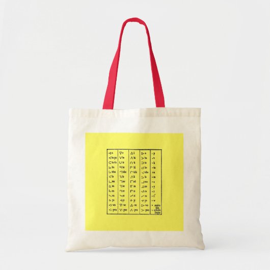 Indiase Symbolen Canvas tas (Voorkant)