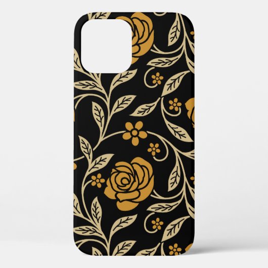 Indiase textiel: traditionele bloemennaadloos. Case-Mate iPhone case (Achterkant)