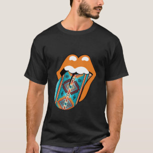 Indiase Tong Tan Lips Lippenstift Zuidwest T-shirt
