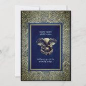 Indiase traditionele Ganesh bruiloft Uitnodigingsk Kaart (Voorkant)