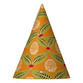 Indiase traditionele illustratiepatroon. feesthoedjes (Links)