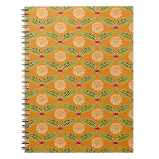 Indiase traditionele illustratiepatroon. notitieboek