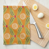 Indiase traditionele illustratiepatroon. theedoek (Quarter Fold)