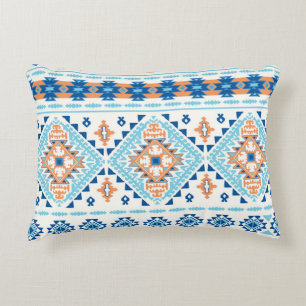 Indiase tribal tapijt Ornament Patroon Accent Kussen