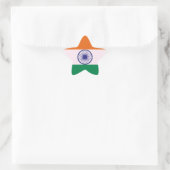 Indiase Tricolor Tiranga Ster Sticker (Tas)