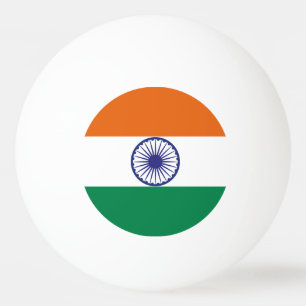Indiase Tricolor Tiranga Vlag Pingpongbal