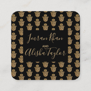 Indiase Trouw Goud hamsa Henna Aankondiging